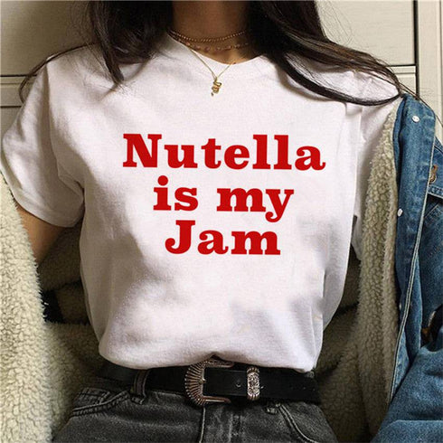 Creative Printing Short-sleeved T-shirt Men's And Women's Same High-end T-shirt